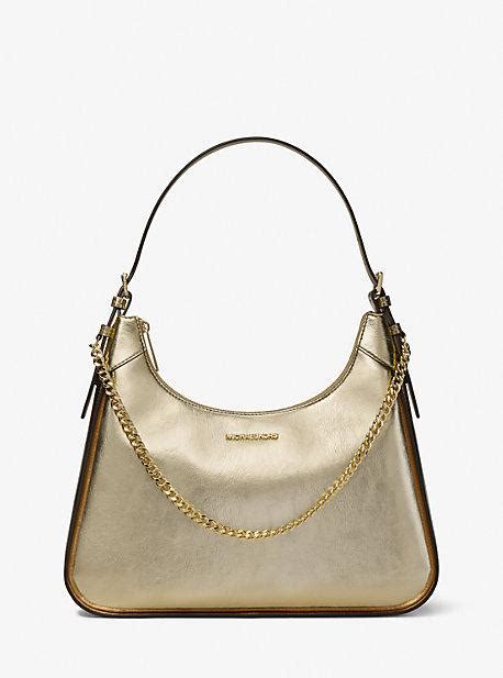 michael kors georgie gold|Michael Kors gold wilma large.